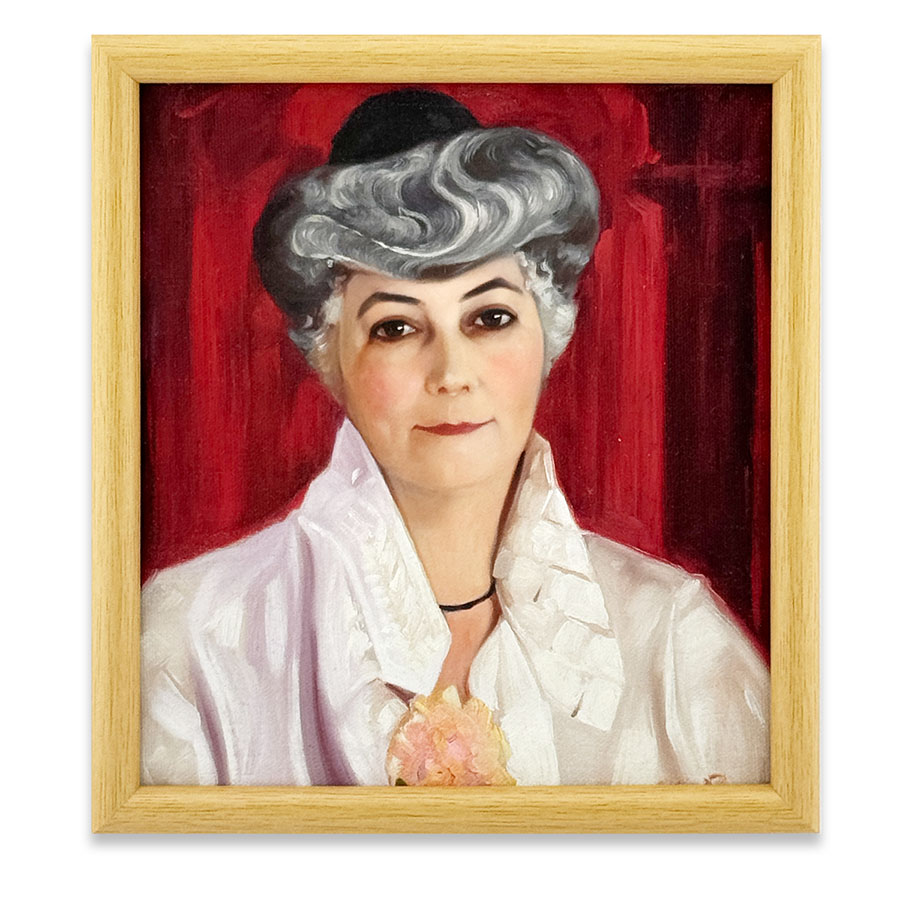 С.Н. Рерих. Портрет Е.И. Рерих. 1931. Репродукция в раме