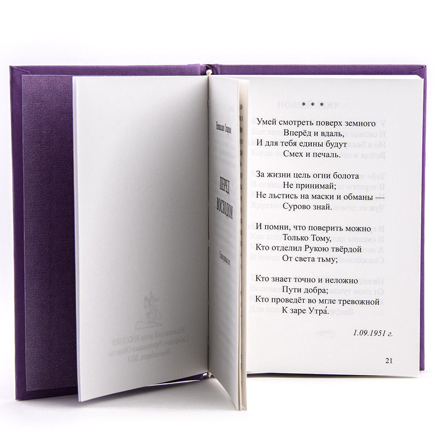 Поэзия Новой Эпохи. ПЕРЕД ВОСХОДОМ. Н.Д. Спирина.  
