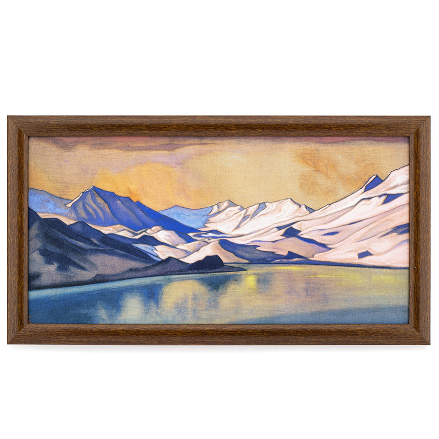 Перевал Бара - Лача. 1944. Н.К. Рерих. Репродукция в раме