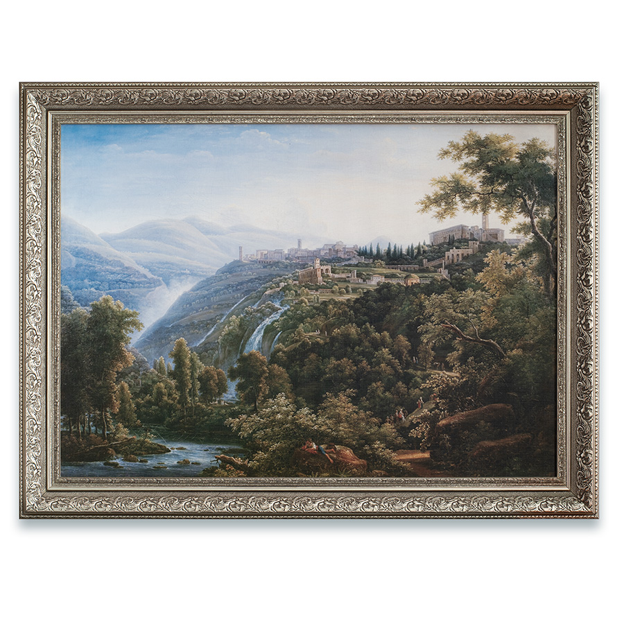 Вид в Италии. 1805. Ф.М. Матвеев. Репродукция в раме